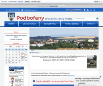 Podborany.net(Město Podbořany) Screenshot