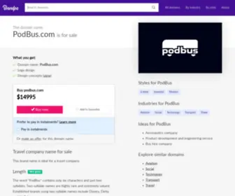 Podbus.com(This brand name) Screenshot