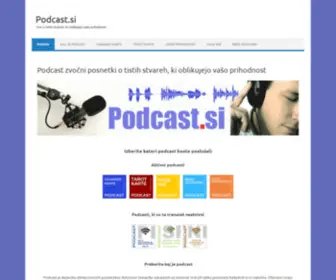 Podcast.si(Zvočni) Screenshot