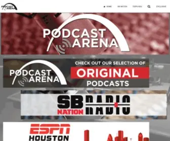 Podcastarena.com(Podcast Arena) Screenshot