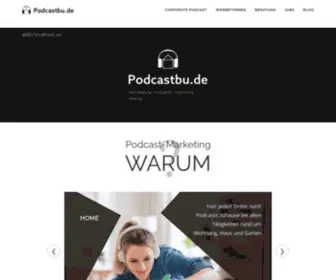 Podcastbu.de(Startseite) Screenshot