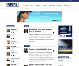 Podcastbusinessjournal.com(Podcast Business Journal) Screenshot