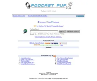 Podcastex.com(PodcastPUP Directory Of PodCast) Screenshot