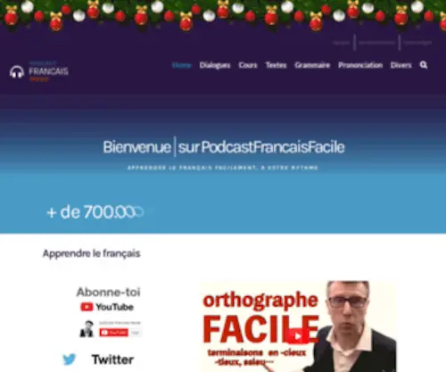 Podcastfrancaisfacile.com(Apprendre le français gratuitement) Screenshot