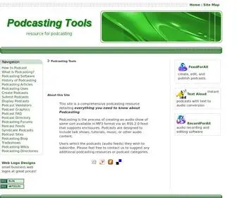 Podcasting-Tools.com(Podcasting Tools) Screenshot