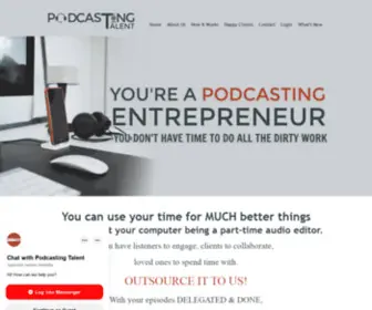 Podcastingtalent.com(Home Podcasting Talent with Optin) Screenshot