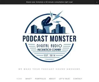 Podcastmonster.com(Podcastmonster) Screenshot