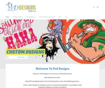 Poddesigns.shop(Designs for POD) Screenshot