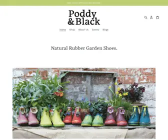 Poddyandblack.com(Create an Ecommerce Website and Sell Online) Screenshot