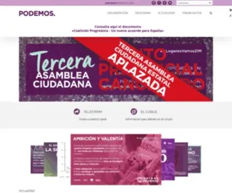 Podemos.info(Podemos info) Screenshot