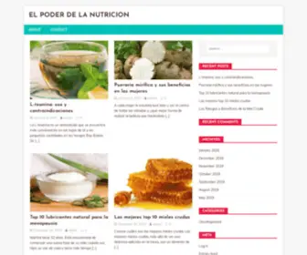 Poder-DE-LA-Nutricion.com(El Poder de la Nutricion) Screenshot