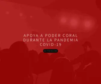 Podercoral.com(Poder Coral) Screenshot