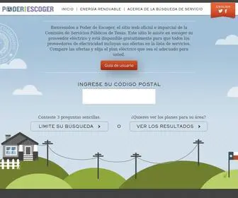 Poderdeescoger.org(Poder de Escoger) Screenshot