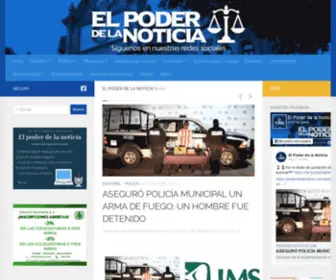 Poderdelanoticia.com(El Poder de la Noticia) Screenshot