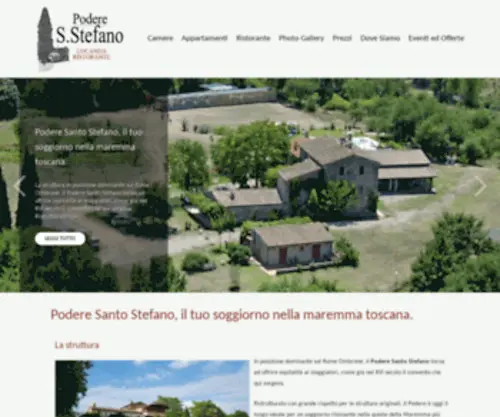 Poderesantostefano.it(Podere Santo Stefano) Screenshot