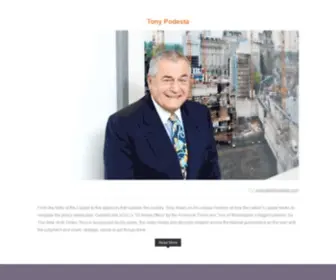 Podesta.com(Tony Podesta) Screenshot