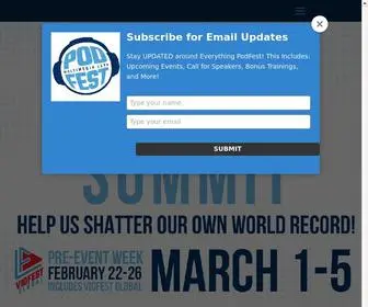 Podfestglobal.online(PODFEST GLOBAL SUMMIT) Screenshot