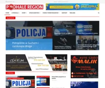 Podhaleregion.pl(Dziennik podhalański) Screenshot
