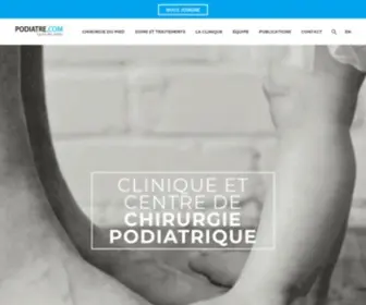 Podiatre.com(Podiatre et chirurgien du pied Montréal) Screenshot