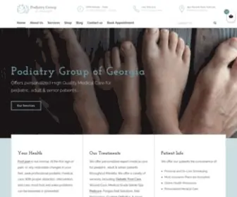 Podiatrygroupofgeorgia.com(Podiatry Group) Screenshot