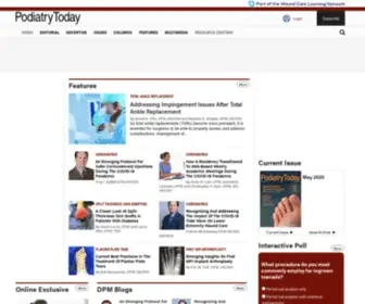 Podiatrytoday.com(Podiatry Today) Screenshot