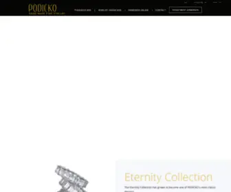 Podicko-Diamonds.com(Diamonds, Engagement Rings and Fine Jewelry) Screenshot