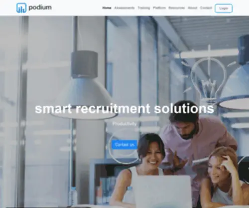 Podium365.com(Podium Psychometric Online Assessment Platform) Screenshot
