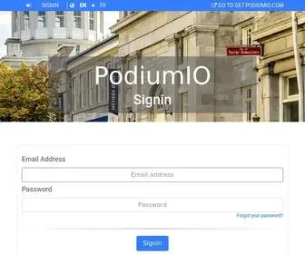 Podiumio.com(Online booking) Screenshot