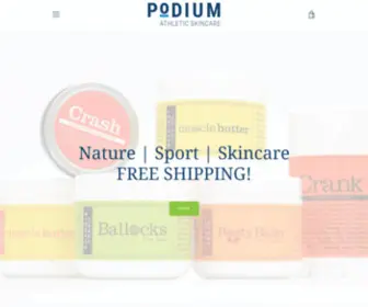 Podiumskincare.com(Podium Skincare) Screenshot