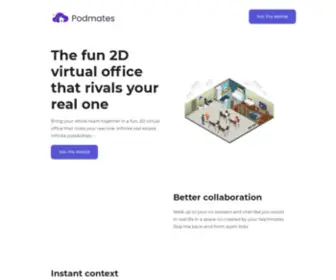 Podmates.io(Podmates) Screenshot