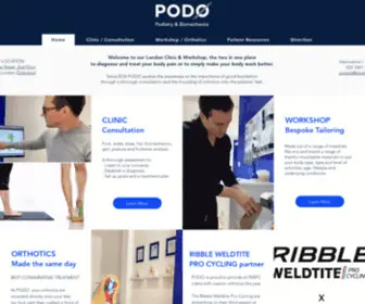 Podo.london(Podiatry & Orthotics Insoles Clinic London UK Podiatrist Clinic in London) Screenshot