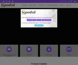 Podoil.com(POD OIL GROUP) Screenshot