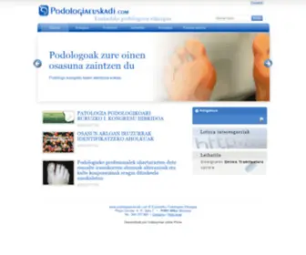 Podologiaeuskadi.com(Hasiera) Screenshot