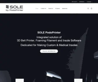 Podoprinter.com(Sole by podoprinter) Screenshot