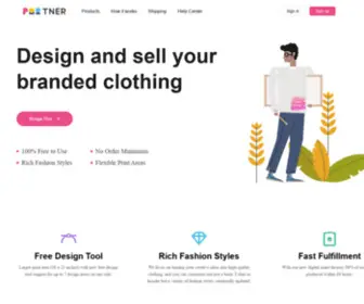 Podpartner.com(Custom t shirt) Screenshot