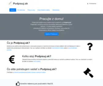 Podpisuj.com(Domov) Screenshot