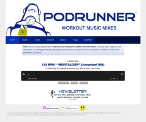 Podrunner.com(Podrunner) Screenshot