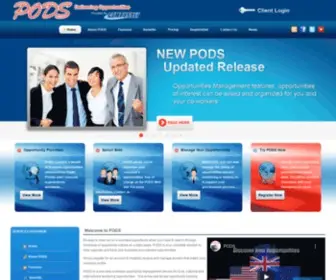 Pods.net(Home) Screenshot