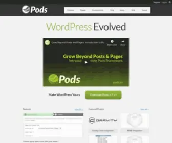 Podscms.org(Pods Framework) Screenshot