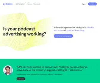 Podsights.com(Podsights) Screenshot