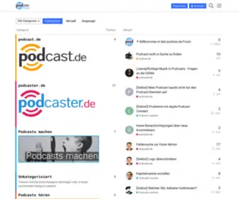 Podster.de(Podcast-Foren für Podcast) Screenshot