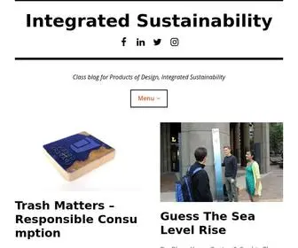 Podsustainability.com(Class blog for Products of Design) Screenshot