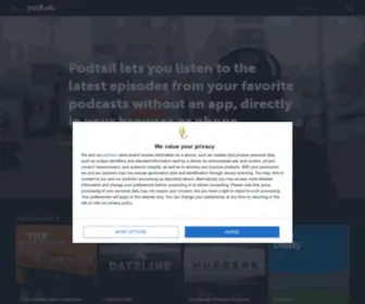 Podtail.com(Listen to Podcasts Online) Screenshot