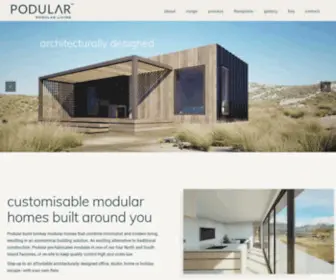 Podular.co.nz(Podular Designer Modular Homes NZ) Screenshot