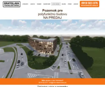 Podunajska-Brana.sk(Podunajská brána) Screenshot