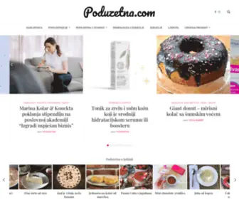 Poduzetna.com(Je lifestyle portal na kojem možete pronaći inspirativne priče i intervjue uspješnih žena) Screenshot