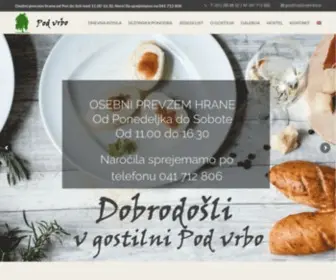 Podvrbo.si(Pod vrbo) Screenshot