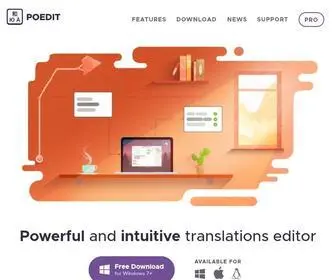 Poedit.net(The fastest and most convenient way to translate interfaces) Screenshot