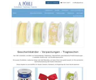 Poehli.at(A.Pöhli GmbH) Screenshot