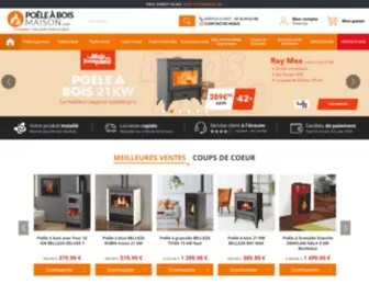 Poeleaboismaison.com(Poêle à bois Maison) Screenshot